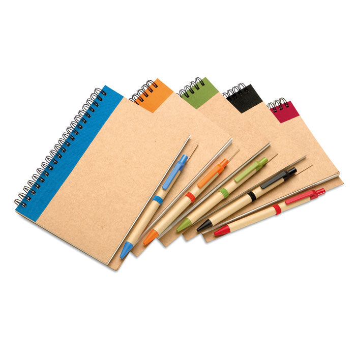 Duurzaam Notitieboek met Pen (alleen op aanvraag)