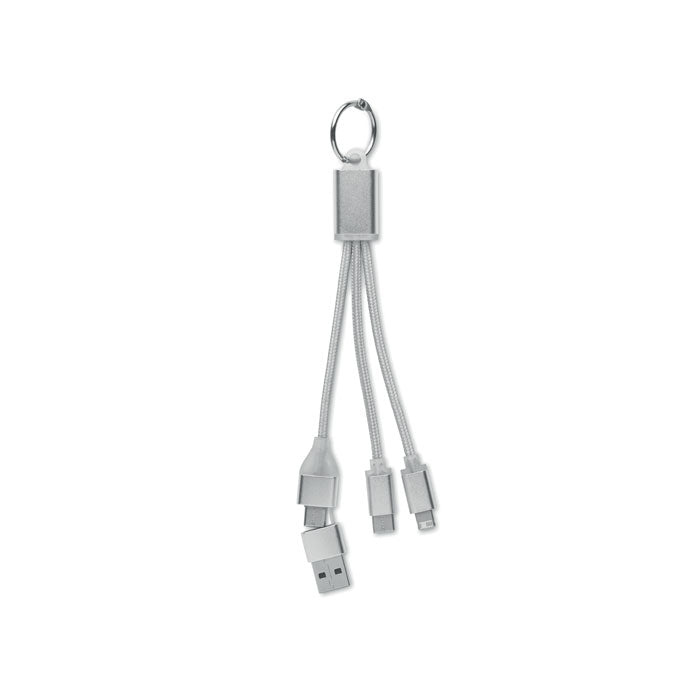 Sleutelhanger met oplaadkabel (alleen op aanvraag)
