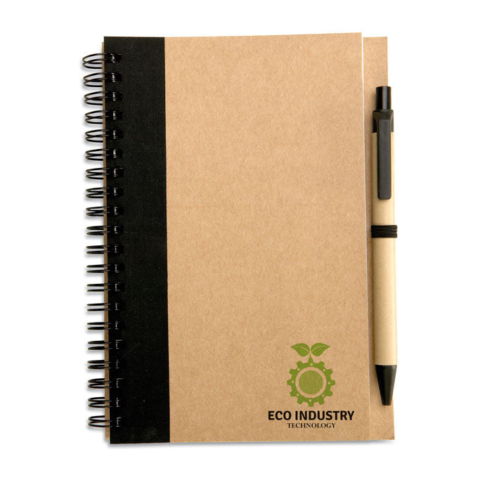 Duurzaam Notitieboek met Pen (alleen op aanvraag)