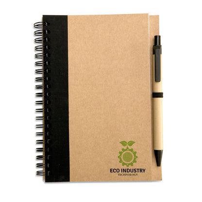 Duurzaam Notitieboek met Pen (alleen op aanvraag)