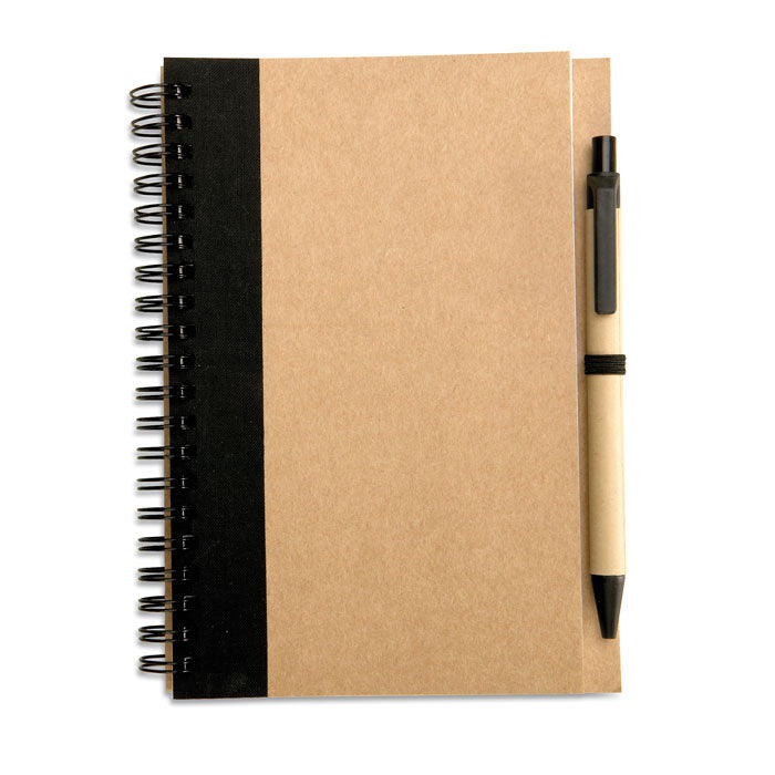 Duurzaam Notitieboek met Pen (alleen op aanvraag)