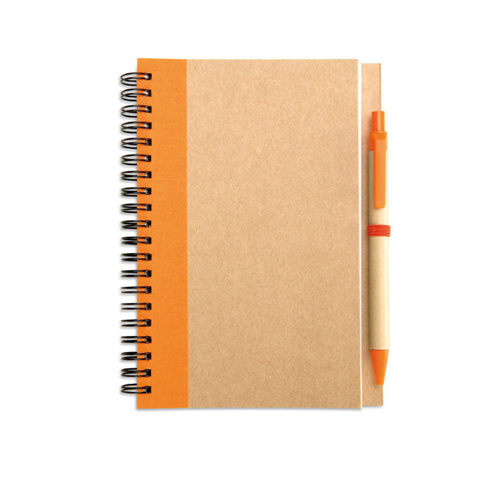 Duurzaam Notitieboek met Pen (alleen op aanvraag)