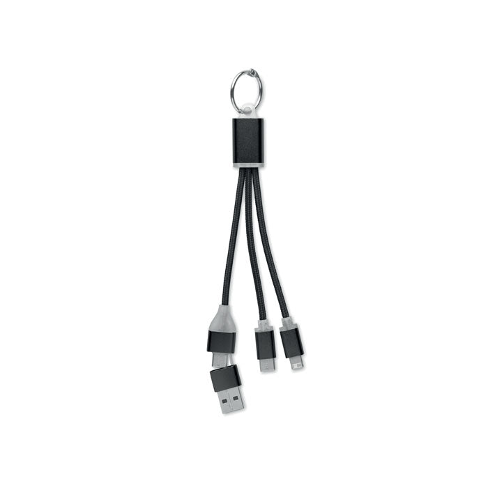 Sleutelhanger met oplaadkabel (alleen op aanvraag)